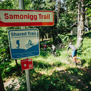 Samonigg Trail Schild