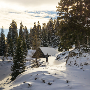 Winterwanderung im Naturpark Dobratsch