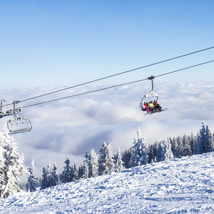 Skilift auf der Gerlitzen Alpe