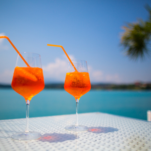 Aperol Spritzer am Faaker See