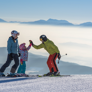 Gerlitzen Alpe Skifahren Familie
