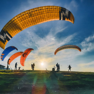 Paragleiten Gerlitzen mit Sonnenuntergang 6