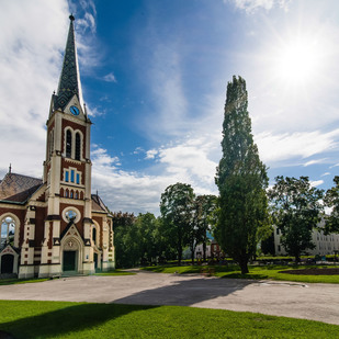 Evangelische Kirche im Villacher Stadtpark